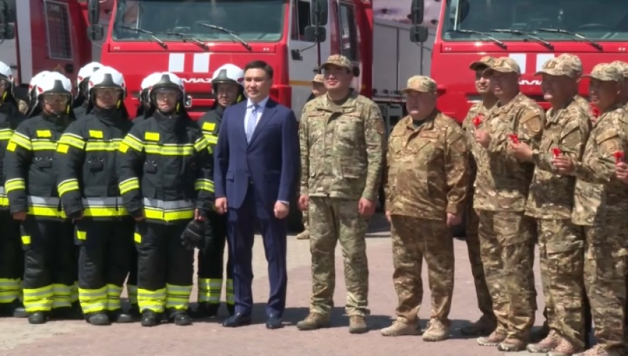 Спасателей в Шымкенте обеспечили современной спецтехникой