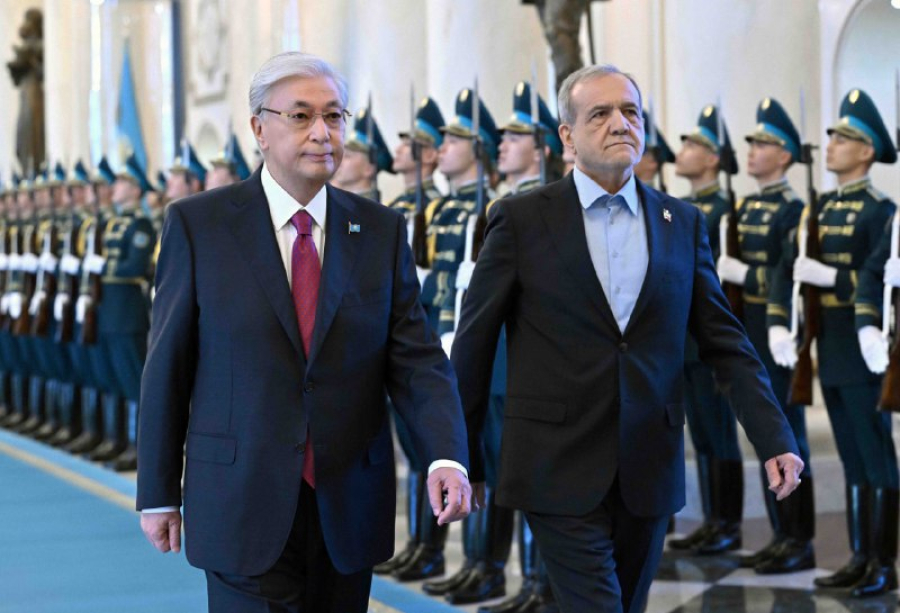 Қ. Тоқаев Иран президентін Ақордада қарсы алды. Live