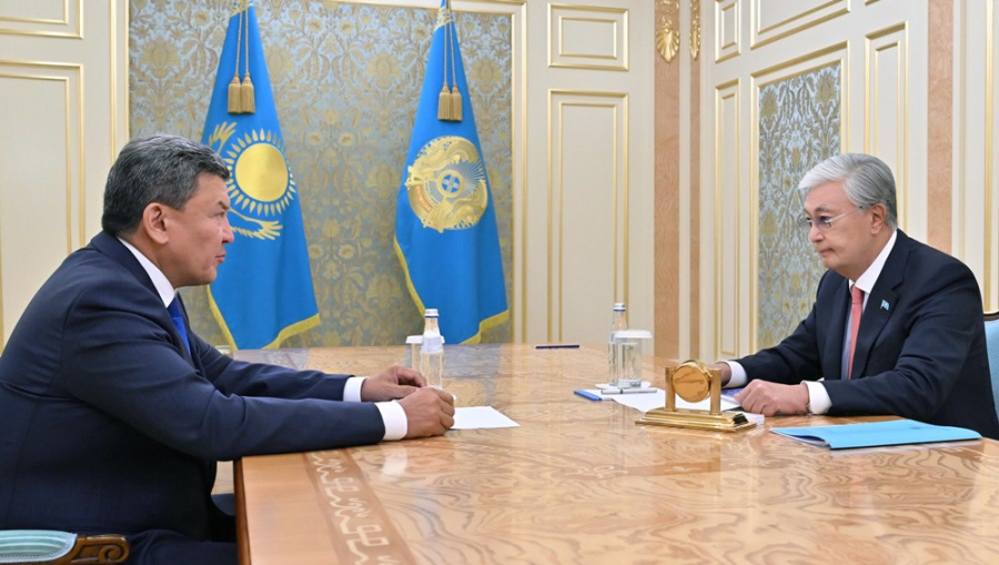 Токаев принял акима Северо-Казахстанской области