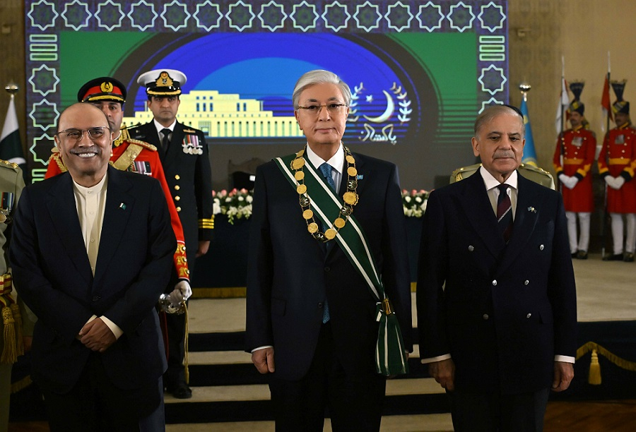 Касым-Жомарт Токаев удостоен высшей госнаграды Пакистана