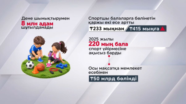 Елдегі спорт мектептерін қаржыландыру көлемі артты
