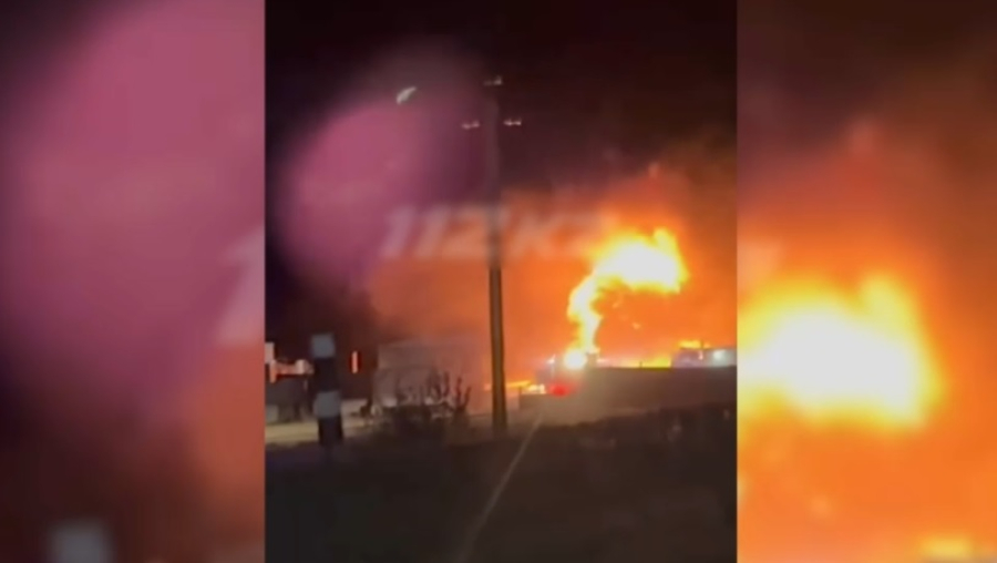 Ликвидирован пожар на асфальтном заводе