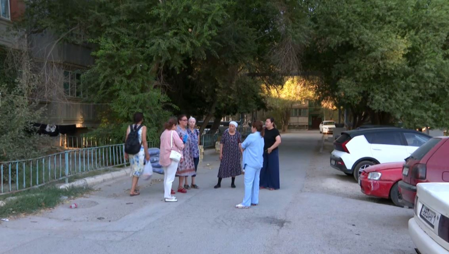 Қызылорданың көпқабатты үйлерінде қандала мен бүрге қаптады