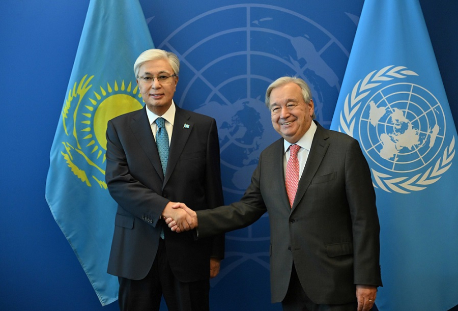 Глава государства провел встречу с Генсекретарем ООН