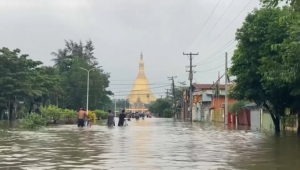 Из-за наводнения в Мьянме эвакуировали 14 тысяч человек