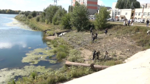 Павлодарда Усолка өзенінің жағалауы тазаланды