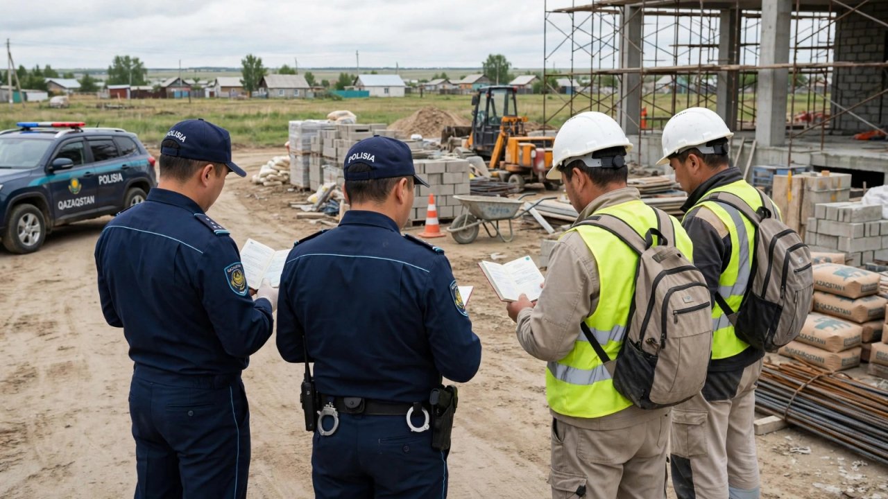 Ақмоладағы құрылыс нысанында 44  шетелдік заңсыз жұмыс істеген