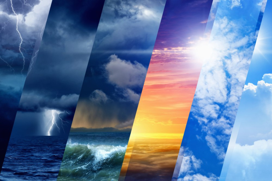 Еліміздің кейбір аймақтарында жаңбыр жауып, найзағай ойнайды
