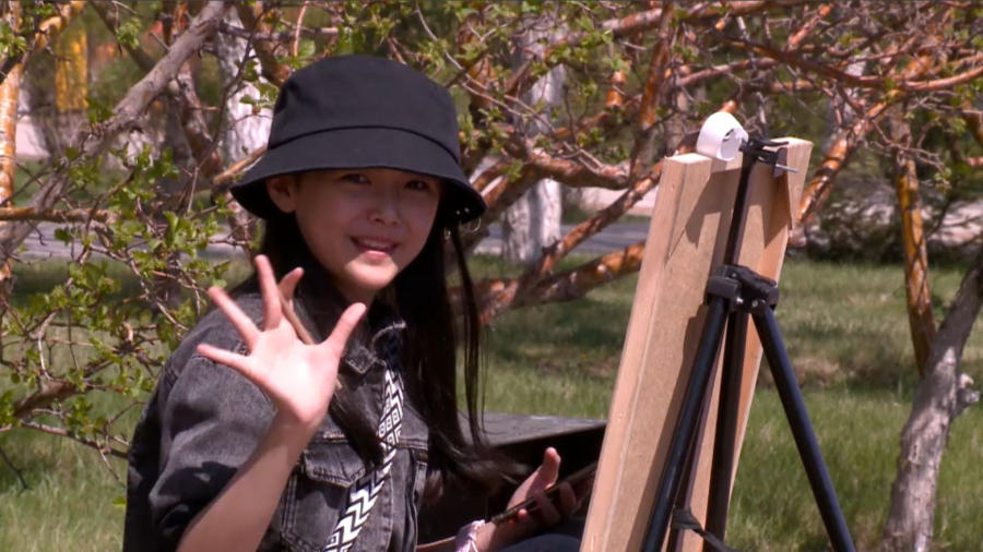 Астаналық жас суретшілер таза Қазақстанды бейнеледі