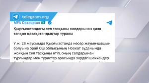 Қазақстаннан барған балалар Қырғызстандағы сел салдарынан қаза тапты