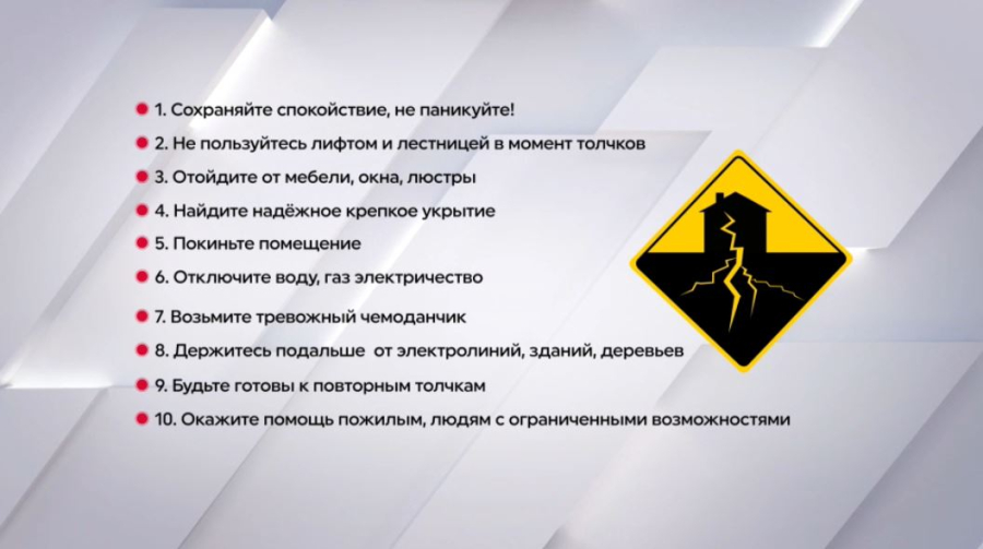 Что делать при землетрясении: 10 шагов безопасности