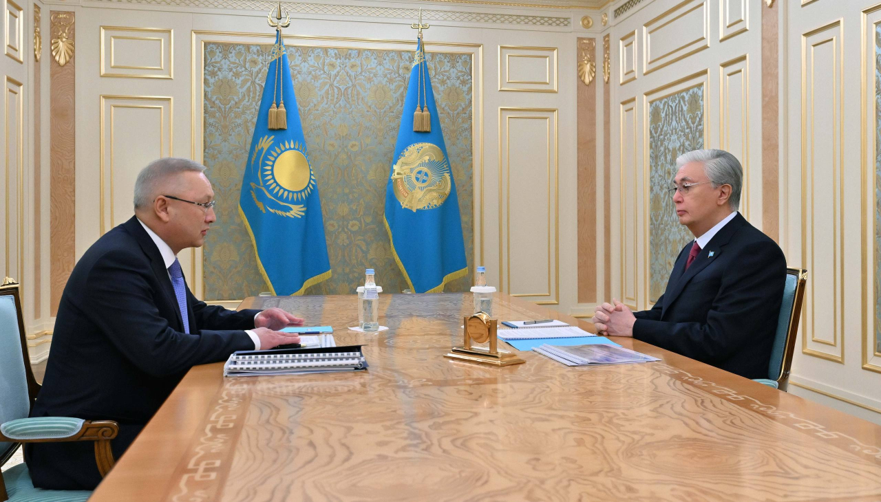 Касым-Жомарт Токаев принял акима области Жетысу