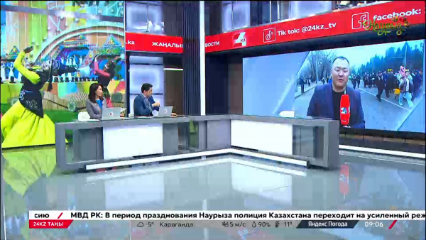 «Көш. Наурыз – думан» мерекелік керуені. LIVE