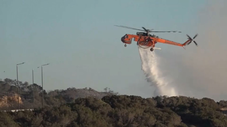Грекияда аптап ыстықтан орман өртенді