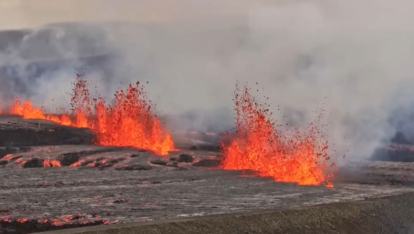 Исландияда Сундхнукур жанартауы атқылай бастады