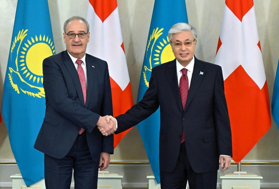 Глава государства встретился с вице-президентом Швейцарии