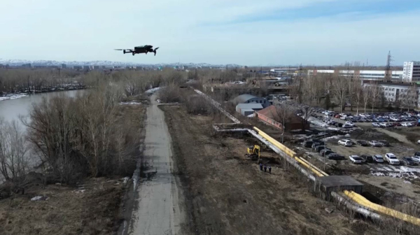 Паводковую обстановку в ВКО оценивают с помощью дронов