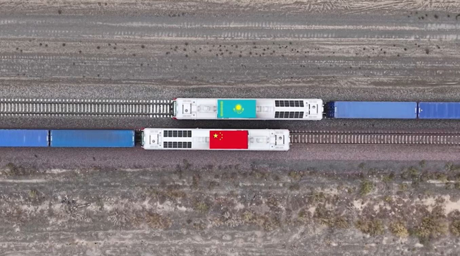 Елде жаңа теміржол желісі іске қосылды